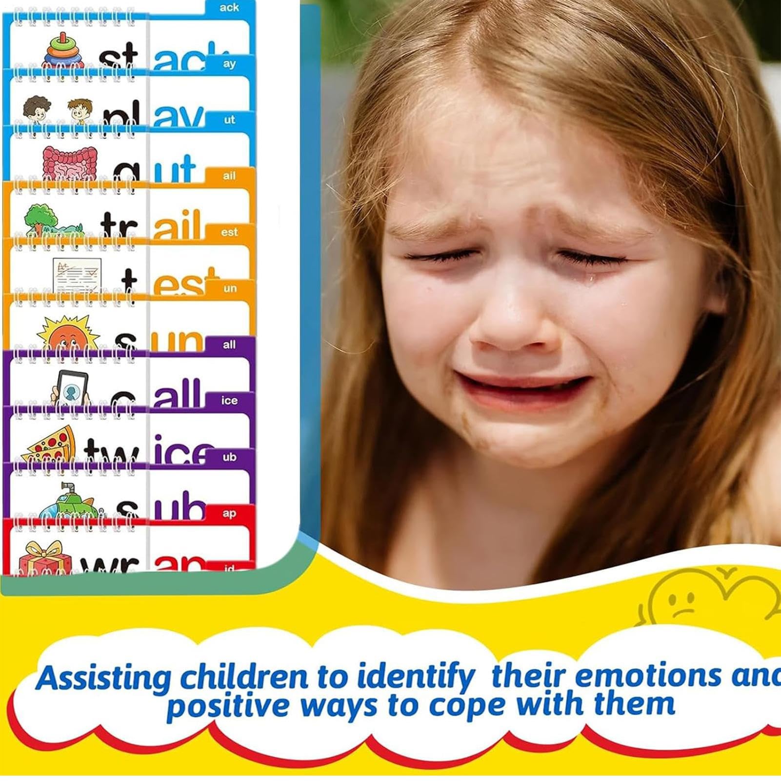 Cartes Flash De Vocabulaire - Word Family Build Book | 30 Lire ET Rhyme Books | Word Family Flash Cards | Livre De Construction De Familles De Mots | Jeux De Lecture Éducatifs