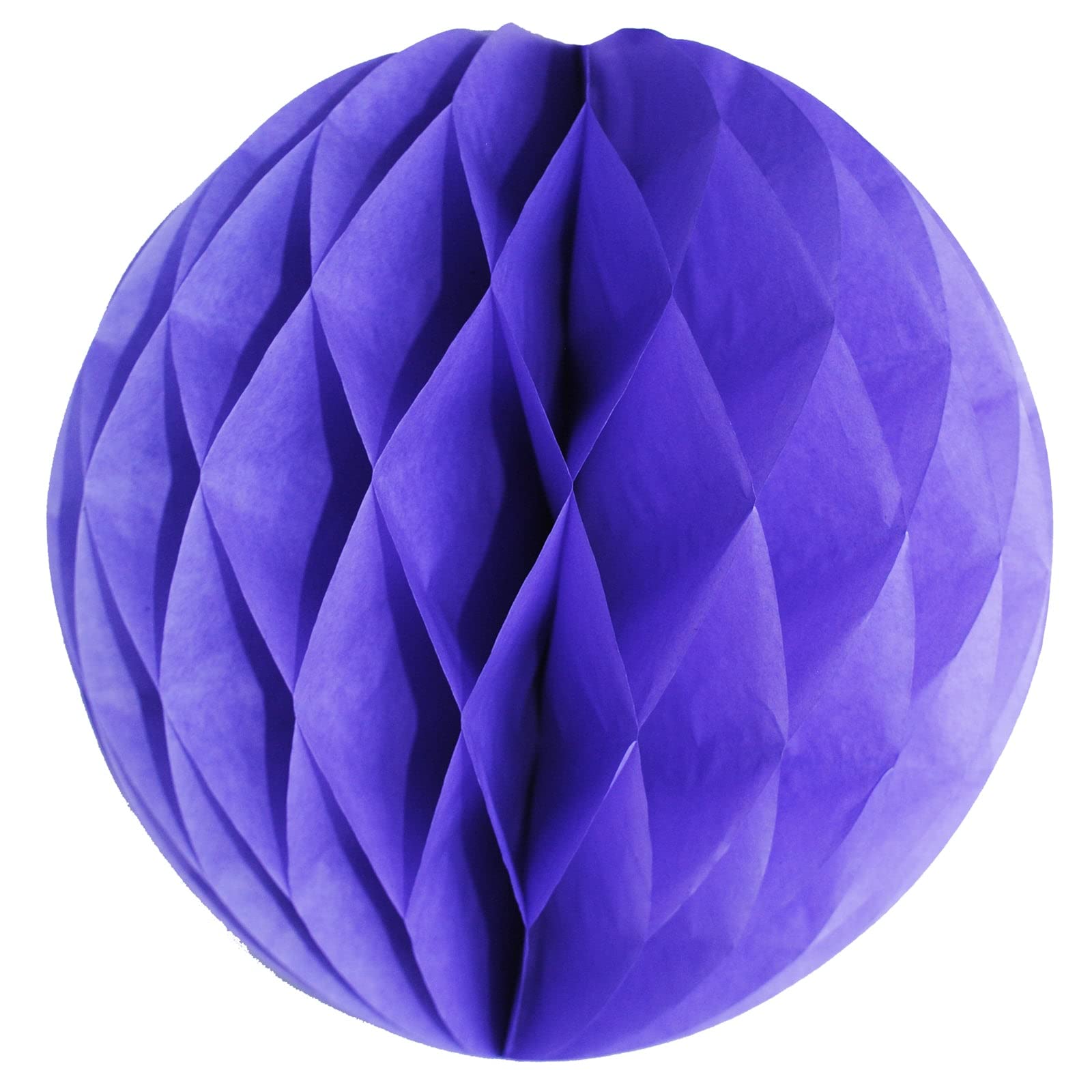 Pack of 5 Paper Honeycomb Balls [Light Purple, 30cm / 12"]