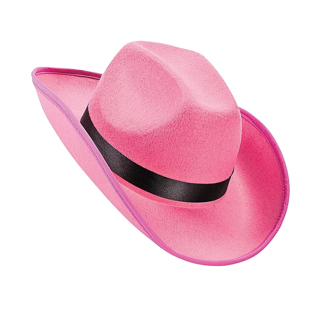 ESSECMBS Girls Kids Fluffy Feather Cowgirl Hats Little Boys Wide