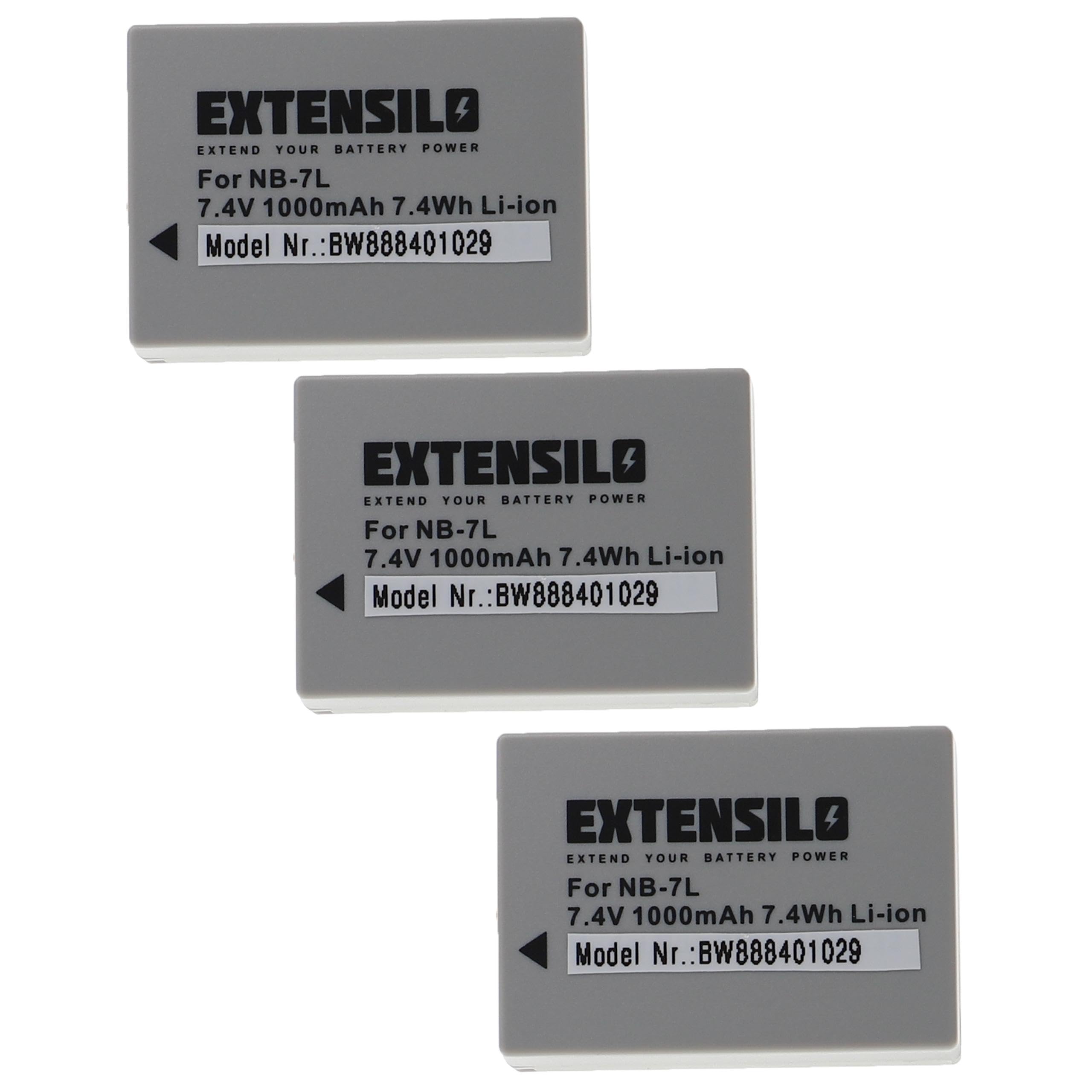 Batteria AccuCell Per Canon Powershot G10 E G11 | Sostitutiva Per Canon NB-7L | Ioni Di Litio 7,4V 1050 MAh | Protezione Da Sovraccarico - 3