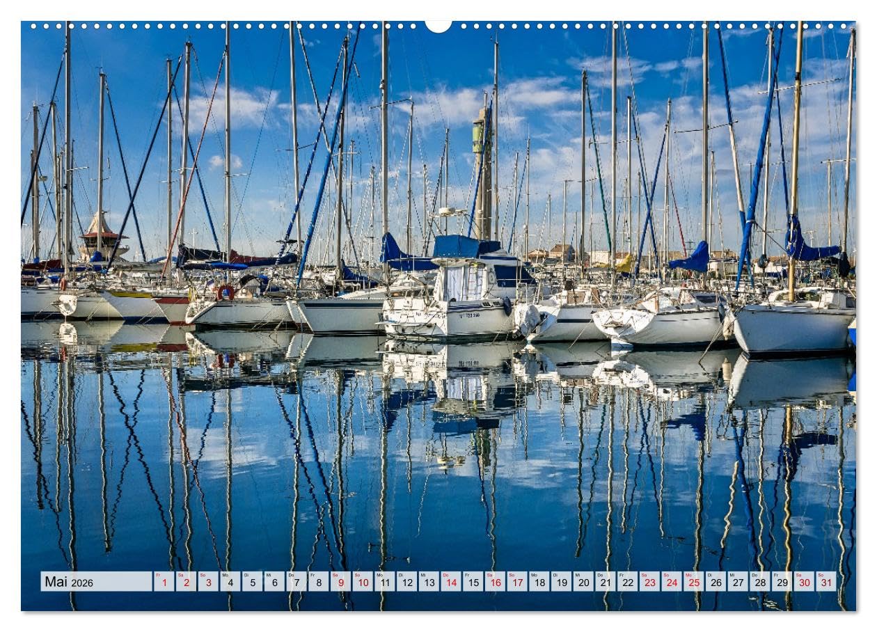 Segeln - mit dem Wind (hochwertiger Premium Wandkalender 2026 DIN A2 quer), Kunstdruck in Hochglanz: Stimmungsvolle Bilder von Segeltörns rund um die Welt (CALVENDO Sport)