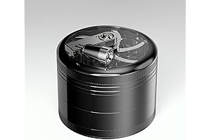 2.5‘’ Herb Grinder with Ergonomic Steering Handle for Effortless Kitchen Seasoning