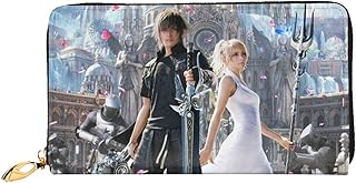 人気 財布 ファイナルファンタジー (2) 小物収納 コインケース 現金 カードケース ファスナー財布 軽量 大容量 本革 長財布 シンプル快適で丈夫な防水レザ 小銭入れ 男女通用