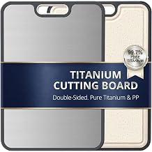 Titanium Cutting Board for Kitchen, Double Sided Chopping Board-15" x 10.4"