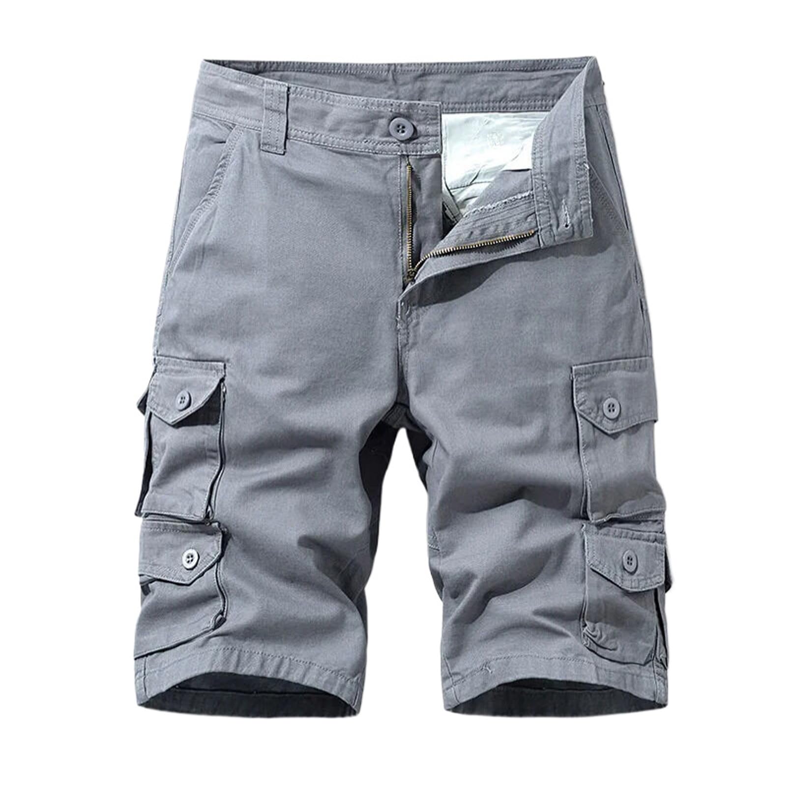 Bermuda cargo homme coton à fermeture éclair robuste - 8
