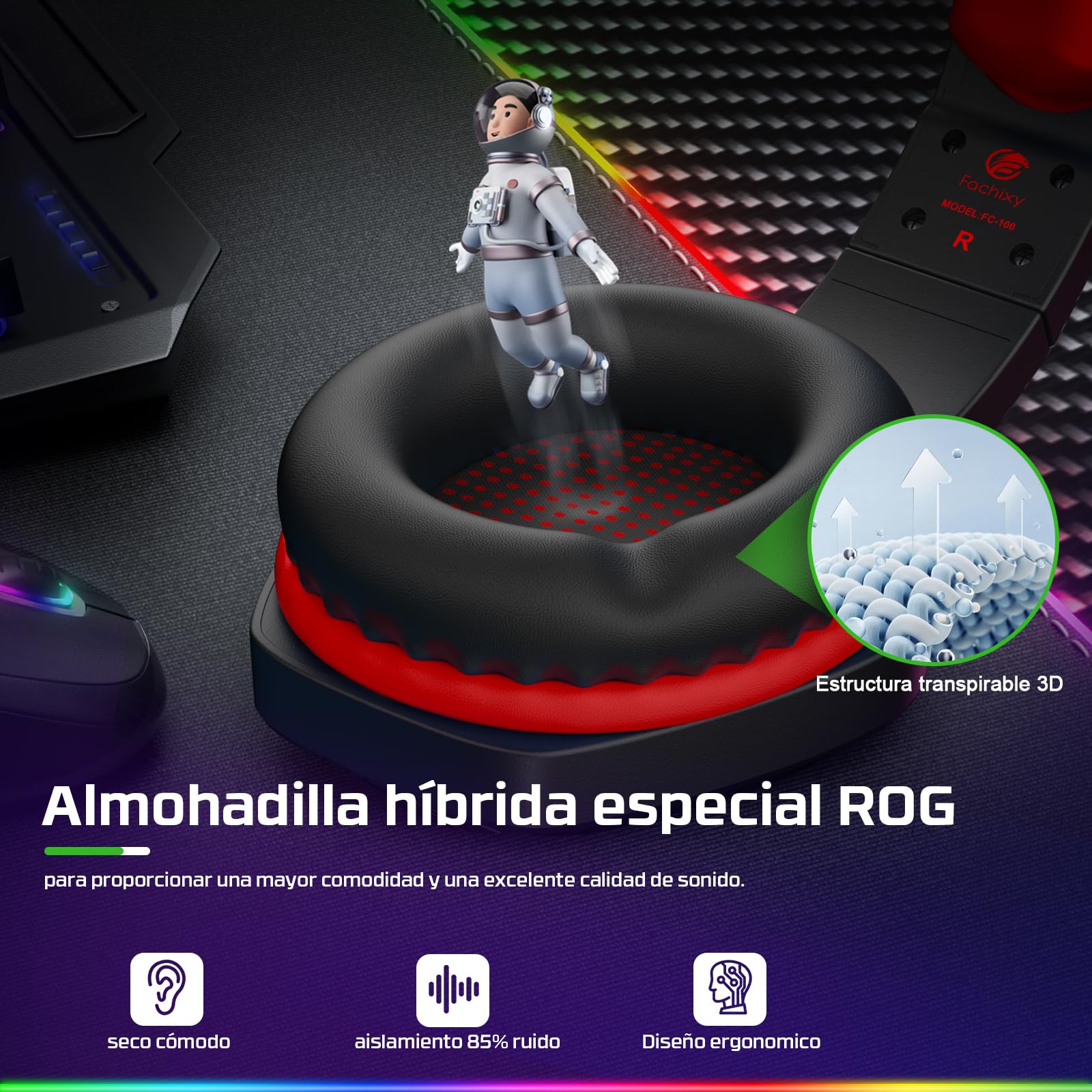 Fachixy FC100 Cascos Gaming