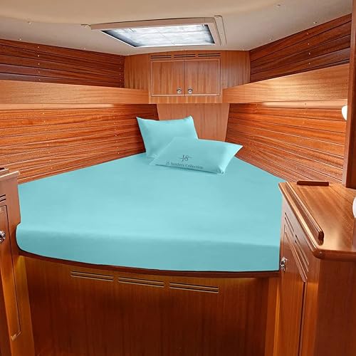 Miniatura 1 de 100  algodón egipcio litera universal XL-V la mejor ropa de cama para barcos XL-V se adapta a colchones de hasta 8 pulgadas de profundidad juego de