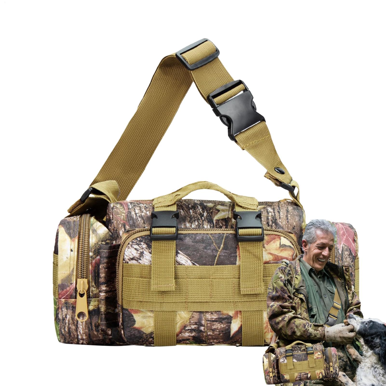 Borsa impermeabile mimetica Treestand per caccia con grande capacità e più tasche
