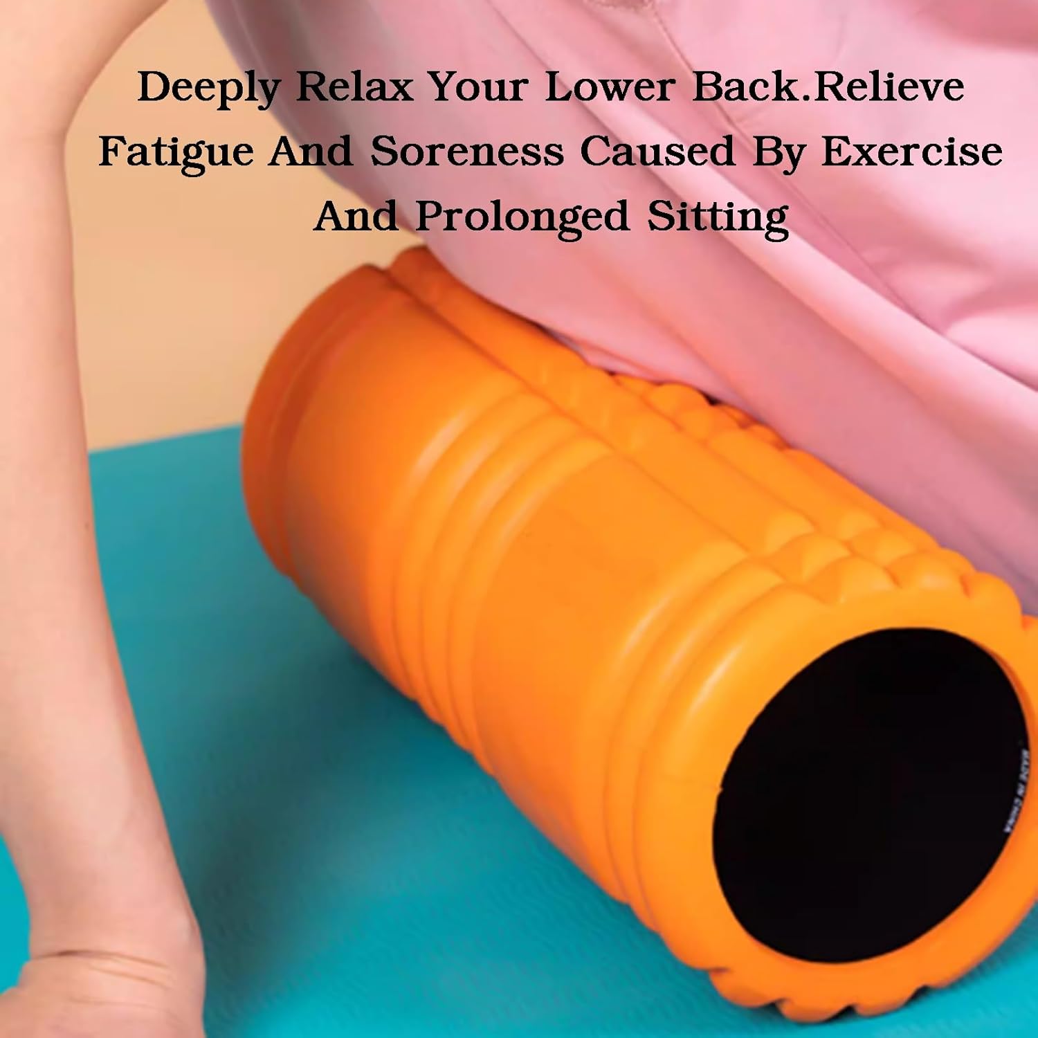 Trigger Point Foam Roller,Deep Tissue Foam Roller Exercises,for Deep Tissue Massage of The Back and Leg Muscles(Color6)