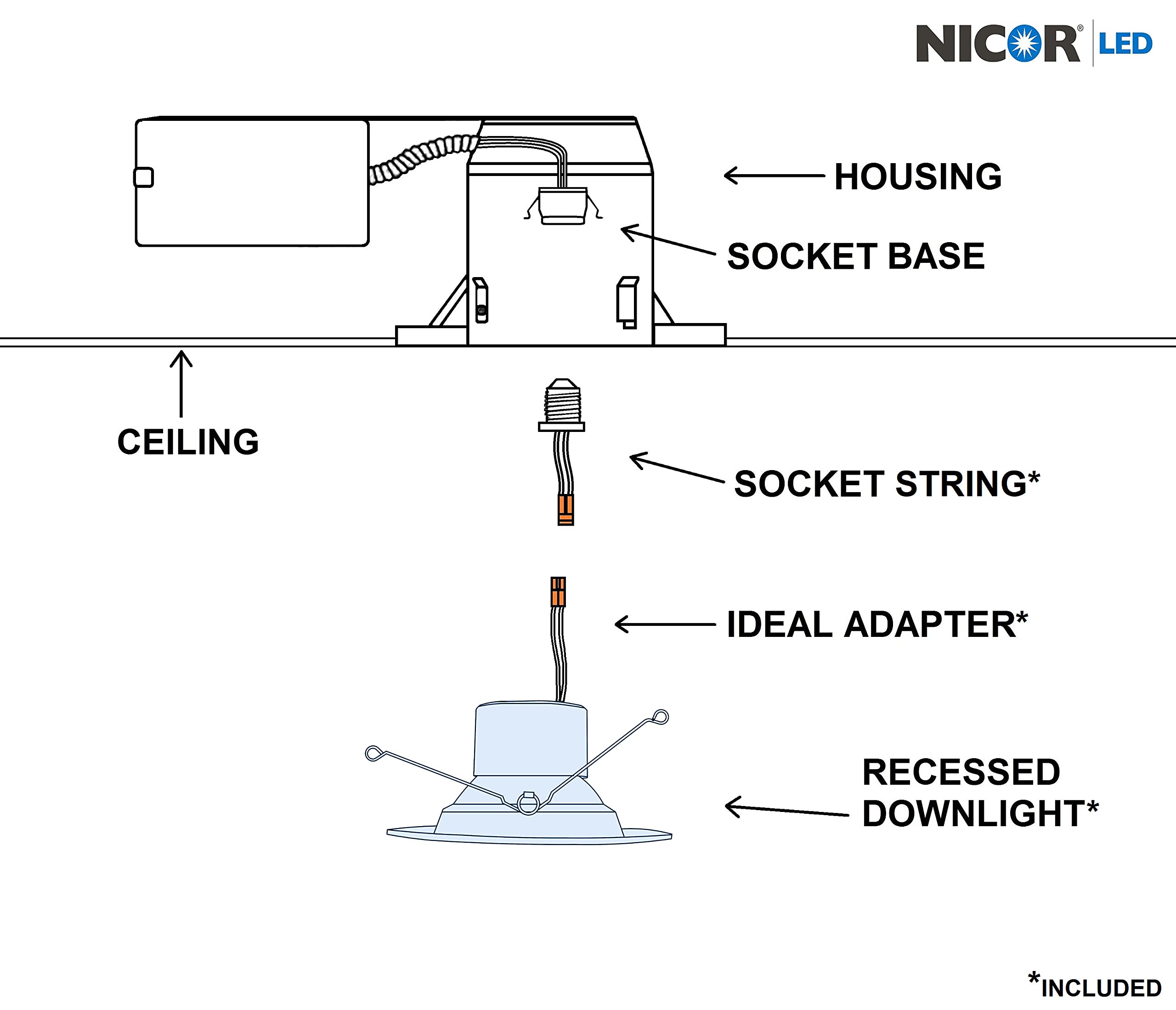 Nicor LED Downlights - Energy-Efficient Lighting -8 Nicor LED Downlights - Energy-Efficient Lighting -8