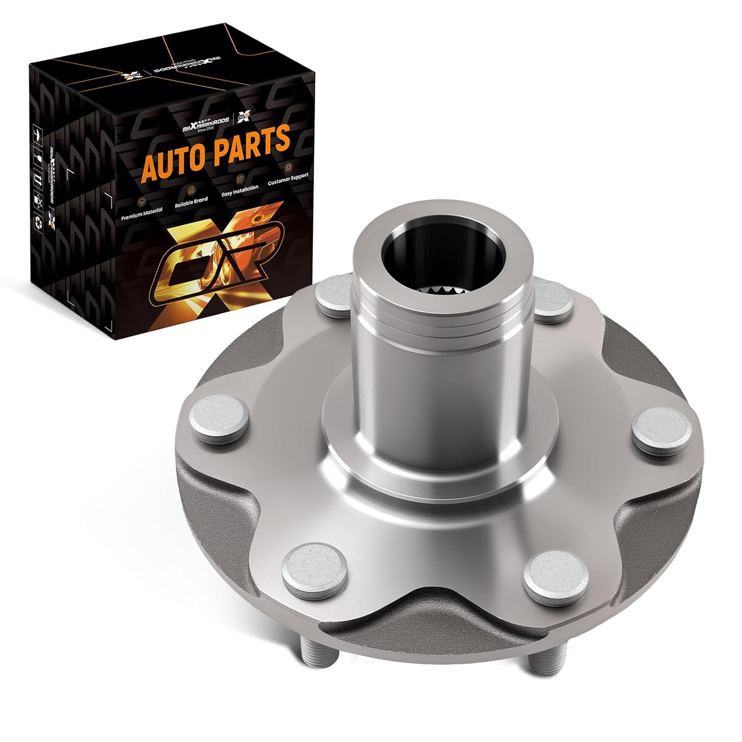 maXpeedingrods 517011 Front Wheel Bearing and Hub Assembly for Toyota Tundra 2000-2006 Tacoma 1999-2004 Sequoia 2001-2007 4 Runner 1996-2001, 2WD Only 6 Lug, Replace 710571