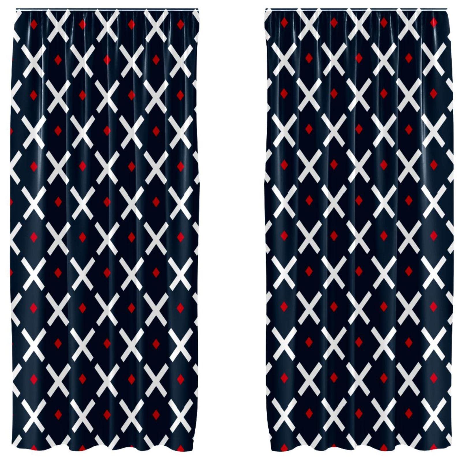 Rideaux occultants pour retrouver le sommeil avec la microfibre bleu foncé