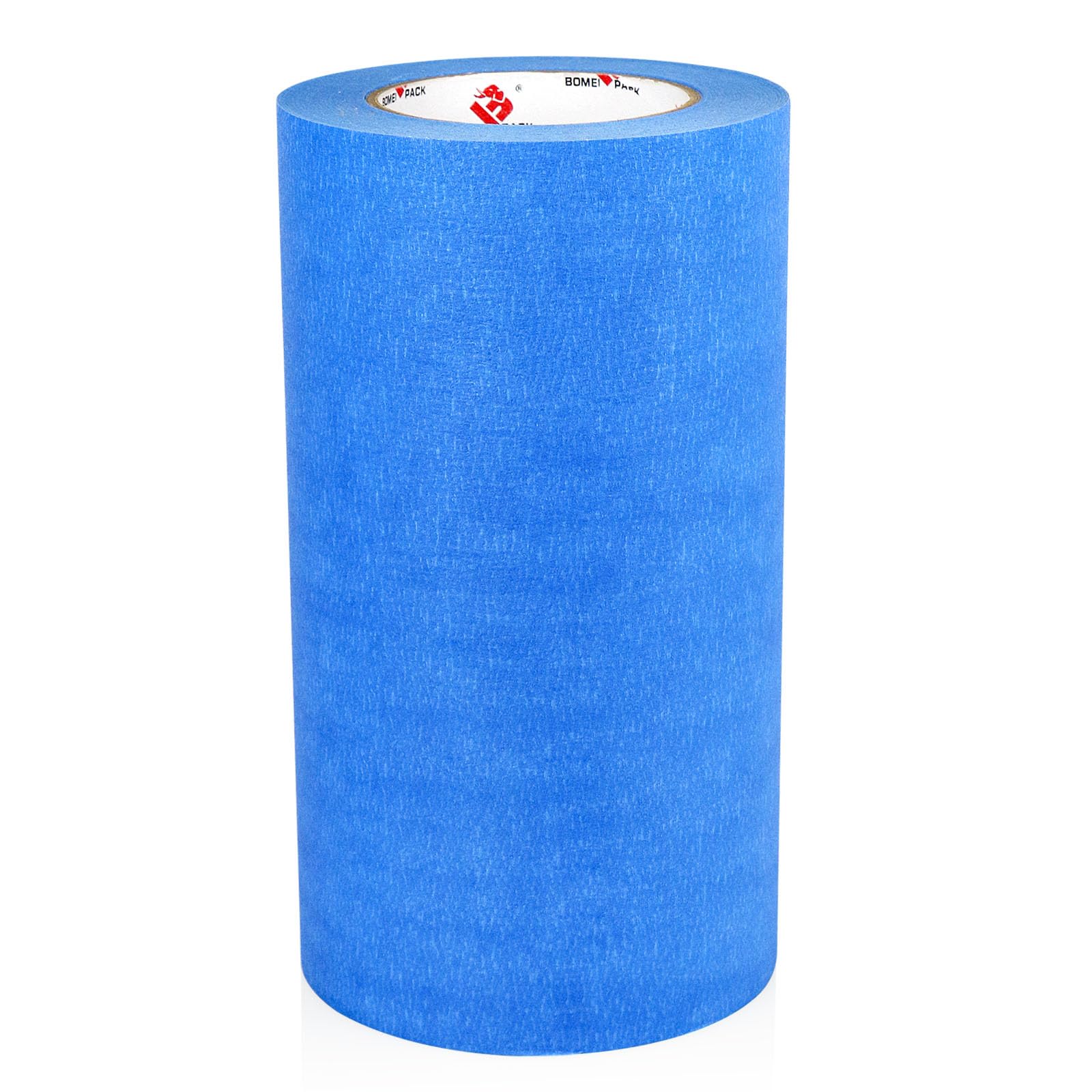 BOMEI PACK Cinta de pintor azul ancha de 9 pulgadas x 60 yardas, cinta de impresión 3D para corte láser, cinta de enmascarar ancha de eliminación limpia de 21 días