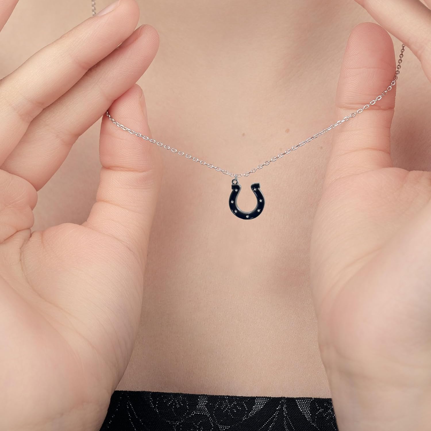 NFL Indianapolis Colts Chain Necklace with Small Pendant, 20" - Image 5
