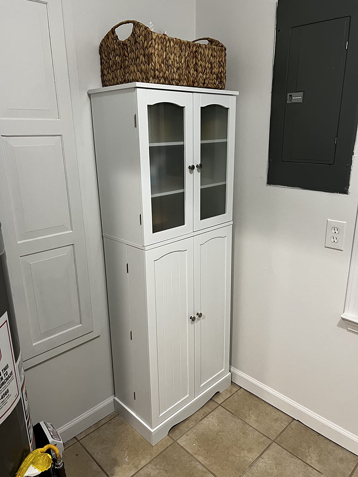 43/mo Finance HORSTORS 64" Kitchen Pantry Modern Tall