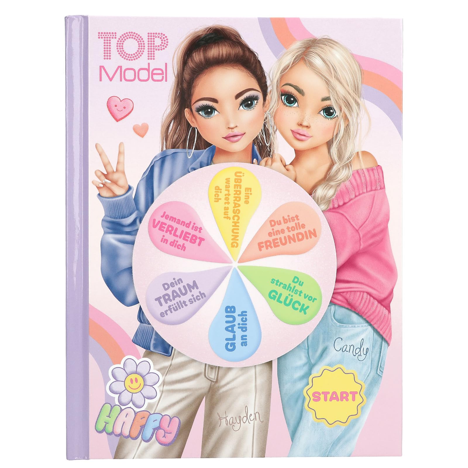 TOP Model Mood Colouring Book Interactive Cover Depesche Children 6+