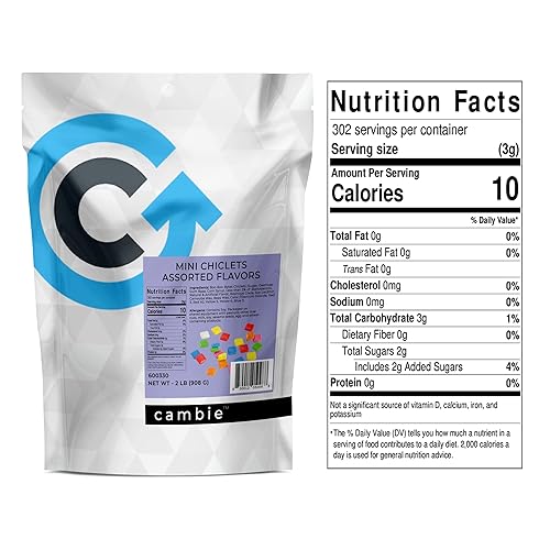 Miniatura 6 de Boo Boo Bytes Chiclets Gum de Cambie  Colores surtidos de chiclets  Deliciosamente dulce y nostálgico  Perfecto para máquinas de chicles