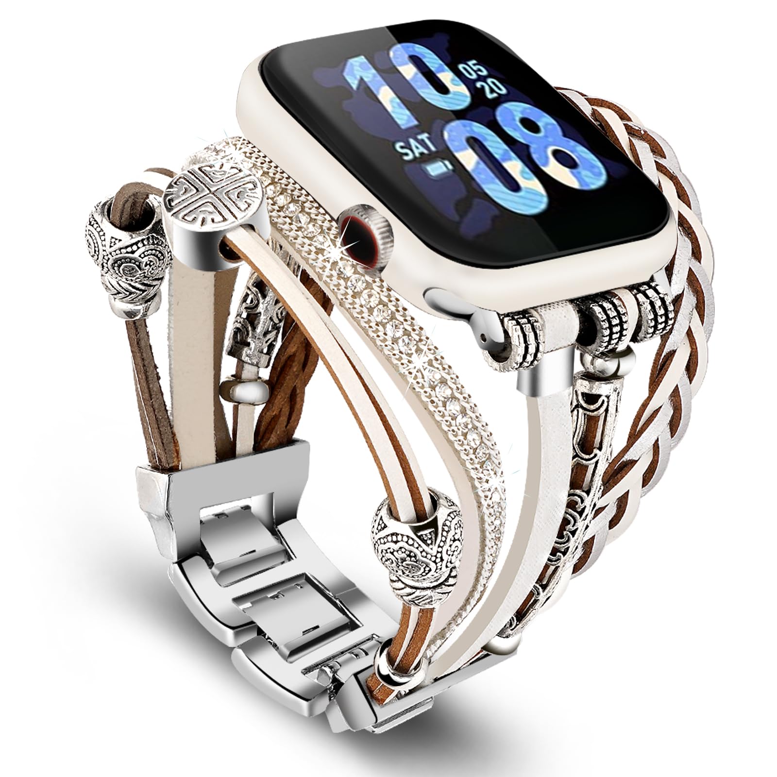 Amazon.com: beu1st Compatible for Apple Watch Band 46mm  display picture 3