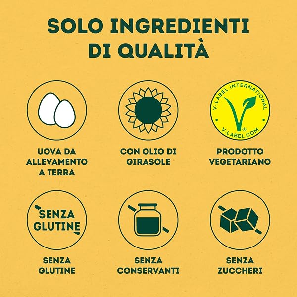 Calvé Maionese Classica, Formato 250 ml, Maionese Calvé Classica con Olio di Semi di Girasole, Ideale per Sandwich e Tartine, Senza Conservanti e Senza Zuccheri, Senza Glutine, Vegetariano - 4