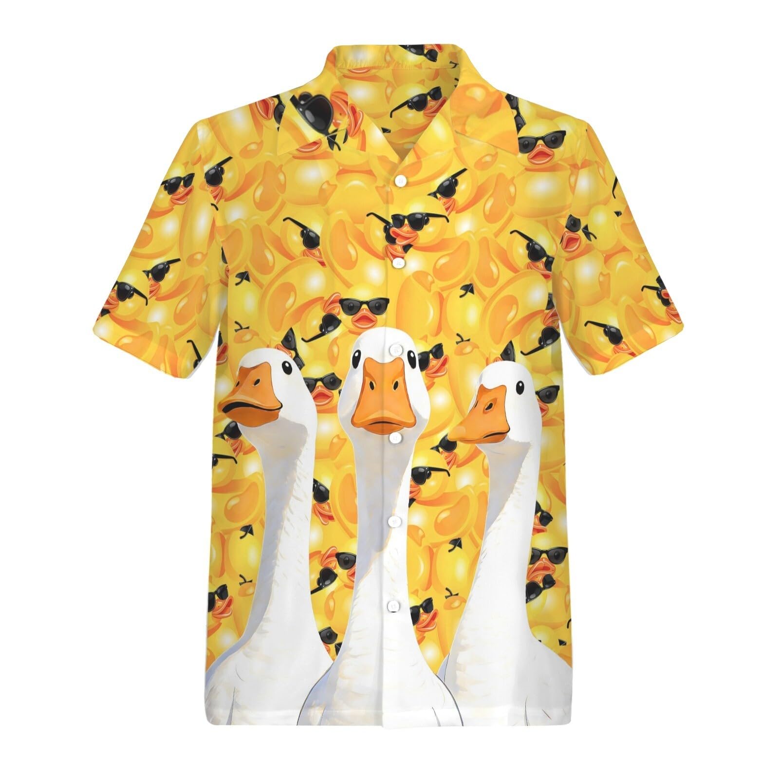 Artsadd 80s Outfit for Men 90s Shirt Hawaiian Button Down Retro Party Disco