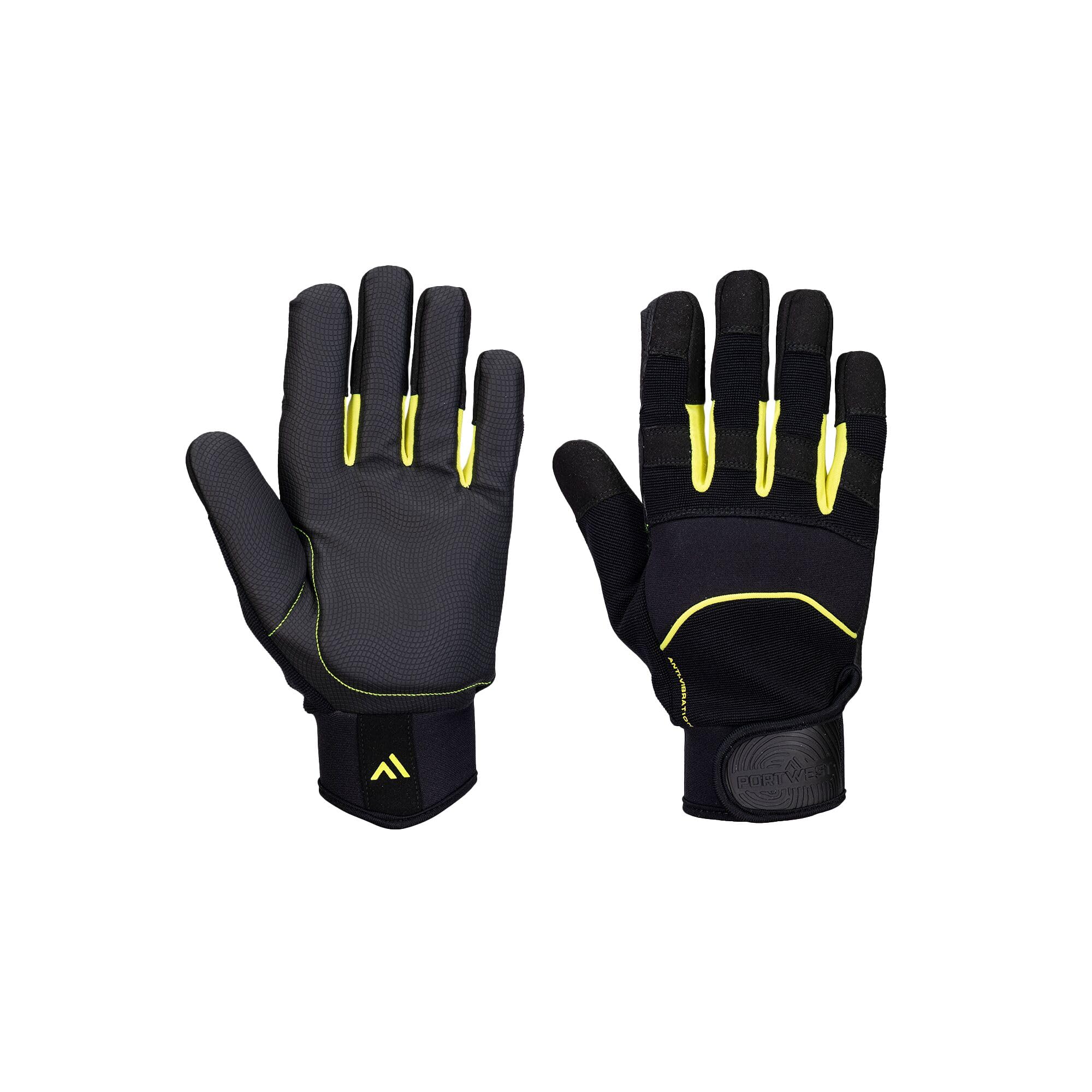 PORTWEST Gant Anti-Vibration Noir 2XL - Taille 11 - Gants de travail