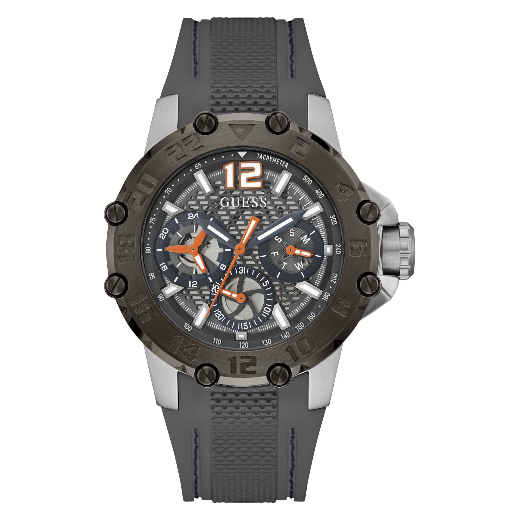 GUESS Men Grey Round Stainless Steel Dial Analog Watch- GW0640G1 (B0CCPF4XGV) Amazon Price History, Amazon Price Tracker