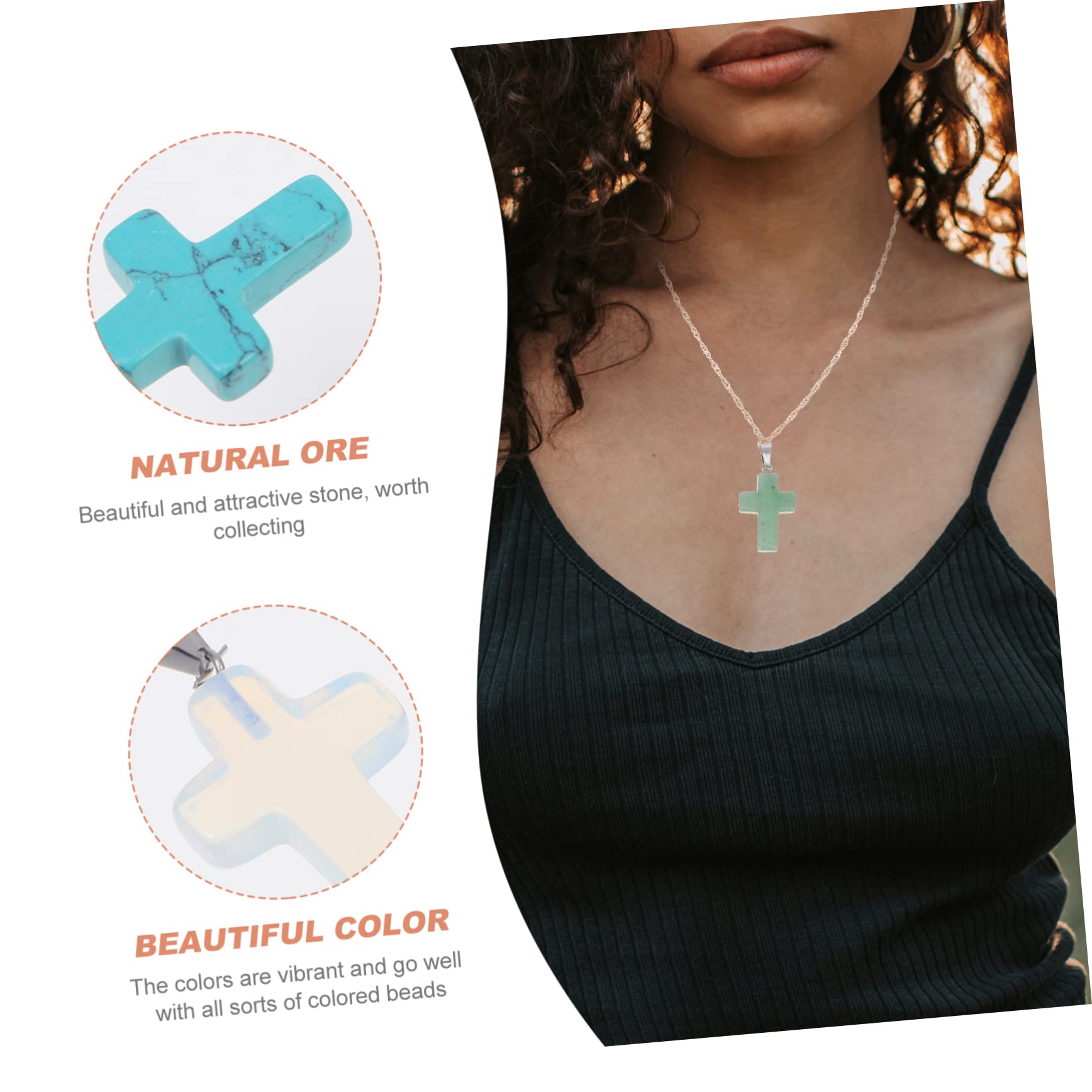 12pezzi Ciondoli Pietra Naturale Per Creazione Collane e Bracciali Diy Accessori Unici e Creativi Per Amanti Dei Gioielli