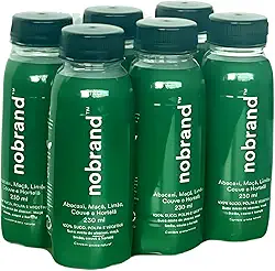 6x Suco Verde Abacaxi, Maçã, Limão, Couve e Hortelã NOBRAND 230ml