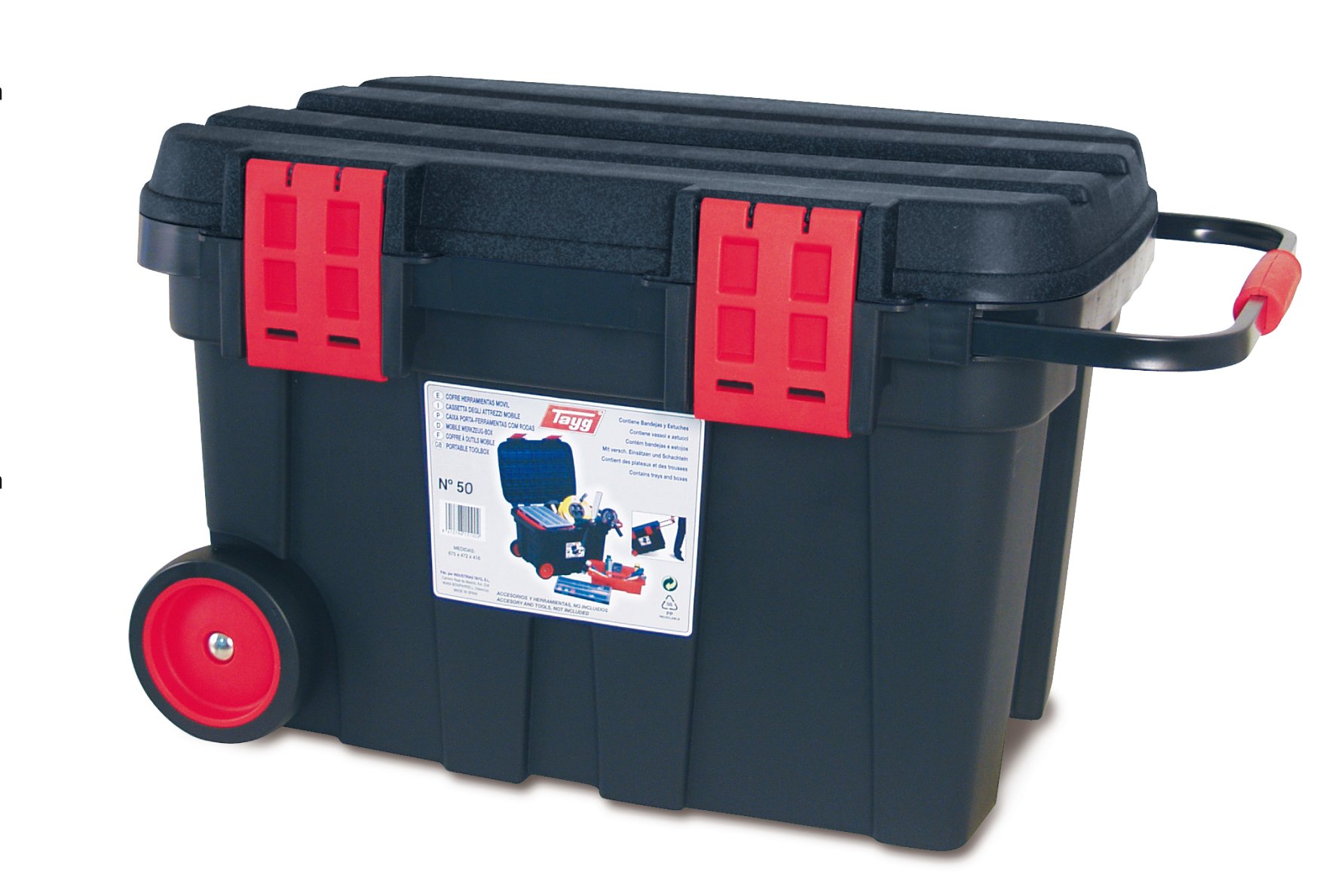 Tayg 154003 Cofre herramientas móvil n. 54, 775 x 472 x 493 mm