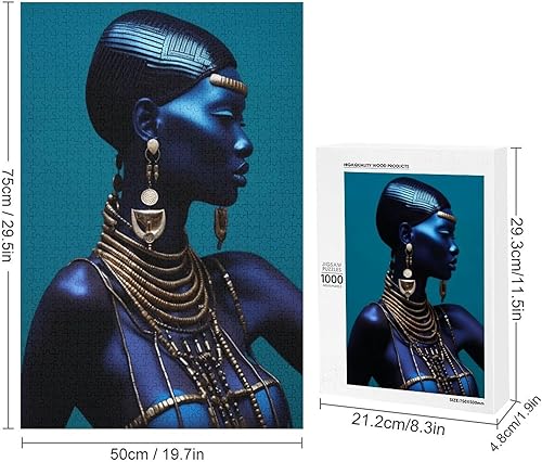 Miniatura 7 de Rompecabezas para adultos y familia, rompecabezas de 500 piezas para mujeres afroamericanas, afroamericanas, formación de reina, juegos familiares