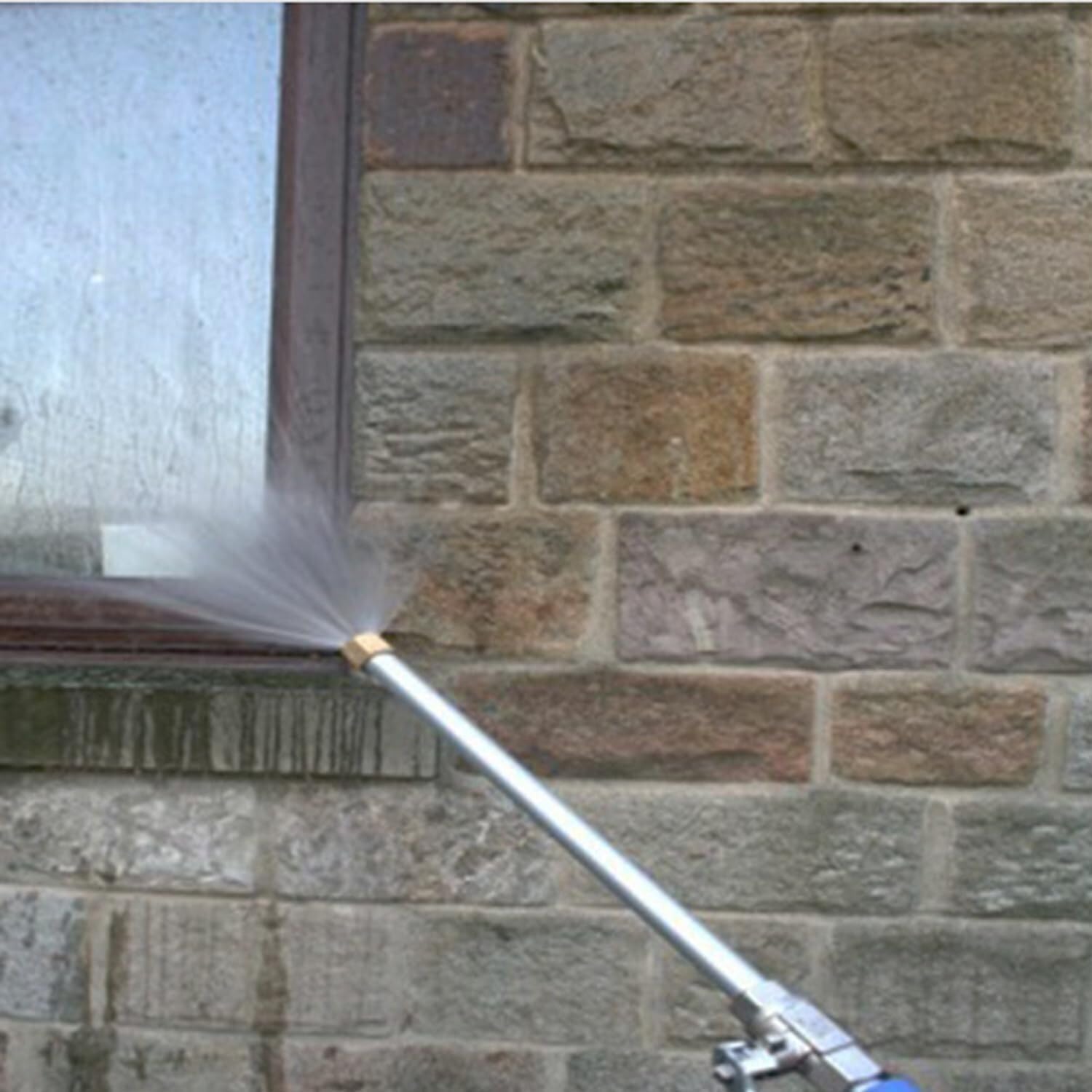 Jetnozzle 2-in1 High Pressure Power Washer for house, Jet Nozzle High Pressure Hose Nozzle, Power Nozzle for Garden Hose (Blue)