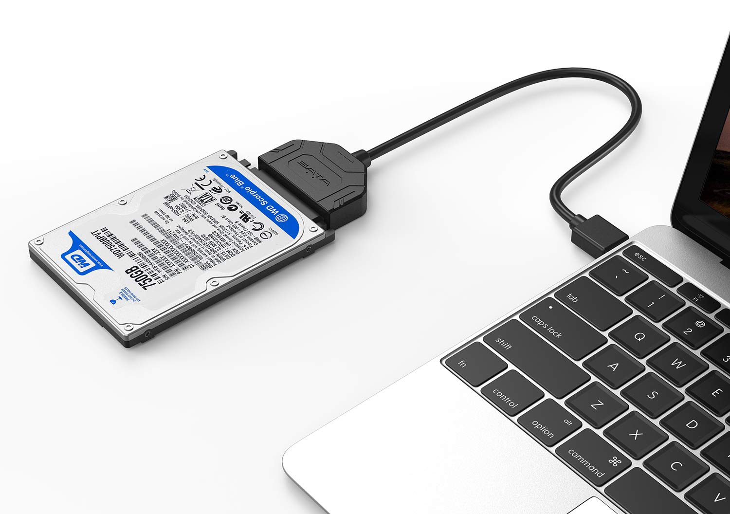 Cable Adaptador USB A SATA - Para Discos Duros Y SSD De 2.5 Pulgadas, USB 3.0 (compatible Con 2.0), Con LED Indicador