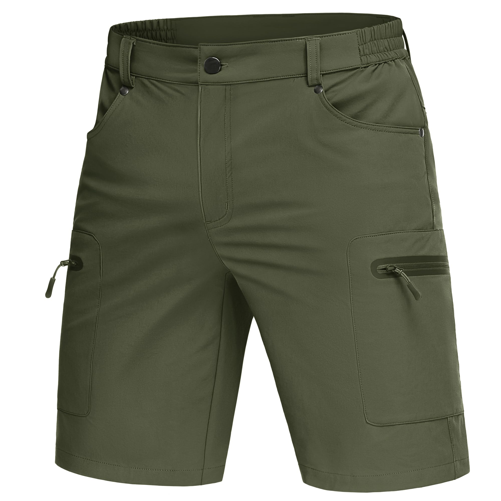 MAGCOMSEN Men's Hiking Cargo Shorts 10" Lightweight Outdoor Work Shorts for Men Travel Casual with 5 Pockets