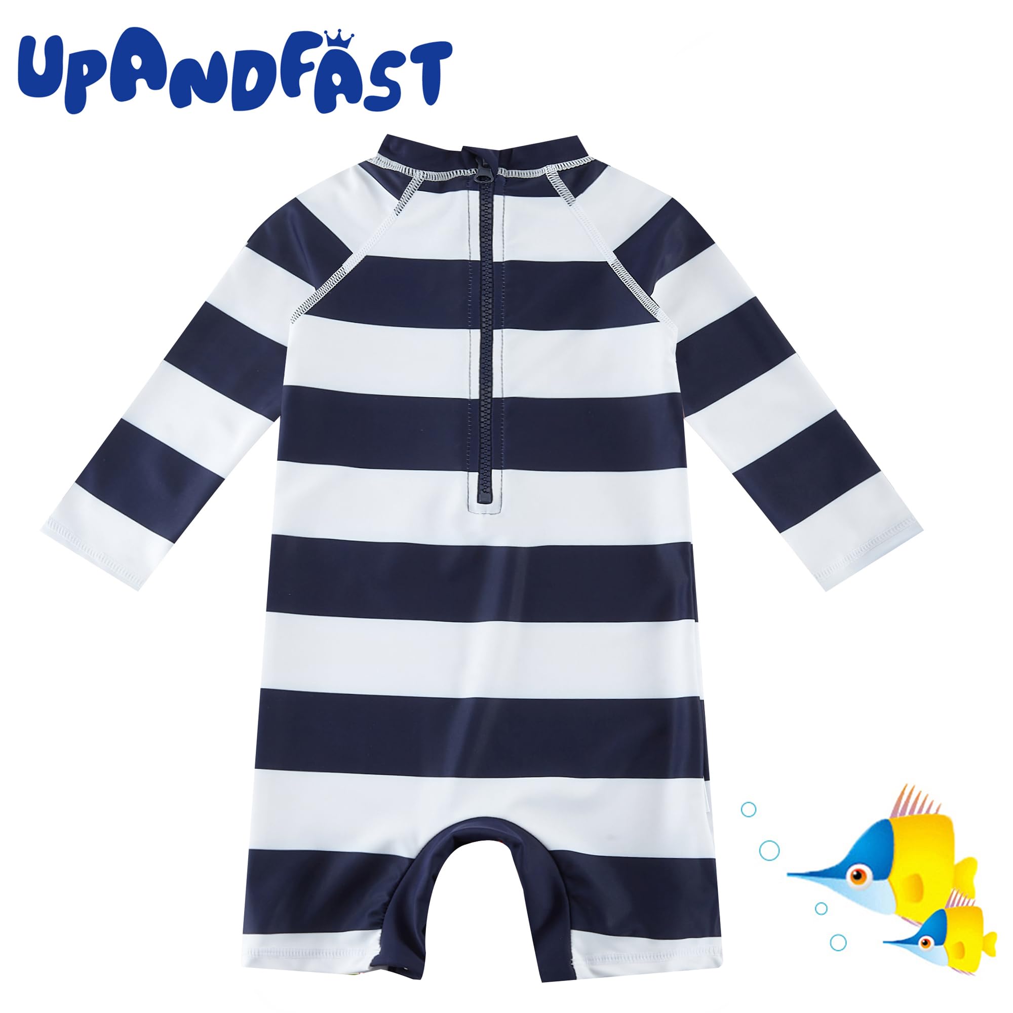 upandfast Baby Jungen/Mädchen Badeanzug mit Knöpfen UPF50+ Badebekleidung Für Baby UV-Schutz