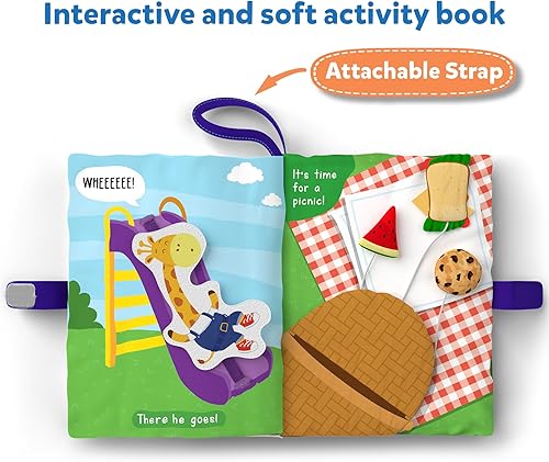 Miniatura 2 de Skillmatics Quiet Book - Libro de actividades sensoriales, juguetes de aprendizaje para niños pequeños, regalos para edades de 18 meses a 4 años,