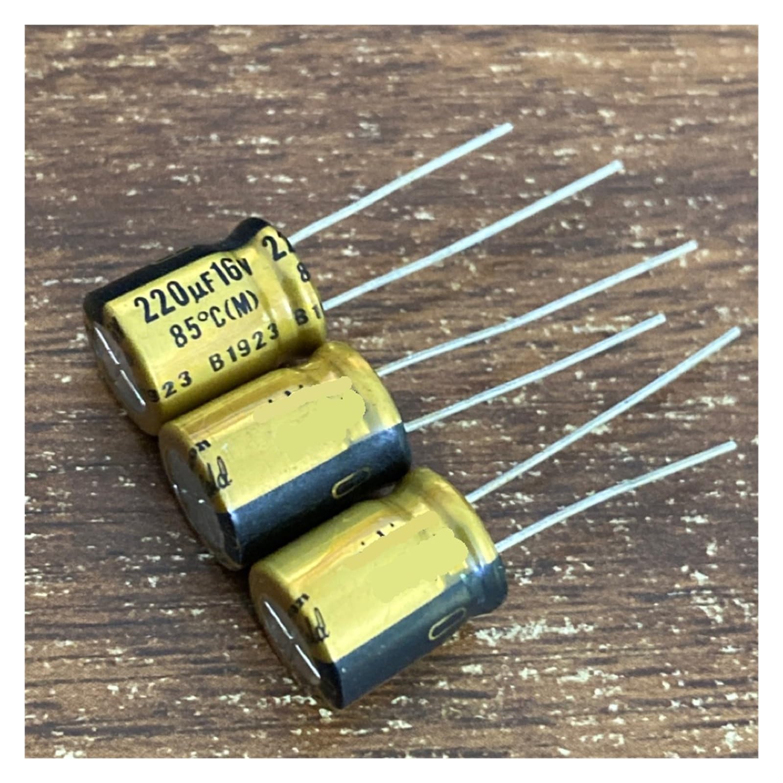 LEOTNNDQ 1pcs F G Series 16V220UF 220UF16V Copper Foot Audio Electrolytic Capacitors