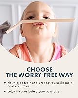 Vista 4 de Nightingale Reusable Silicone Straws - Bendy Drinking Straw with Cleaning Brush - Collapsible and Bendable Travel Straw for Kids - Dishwasher Safe