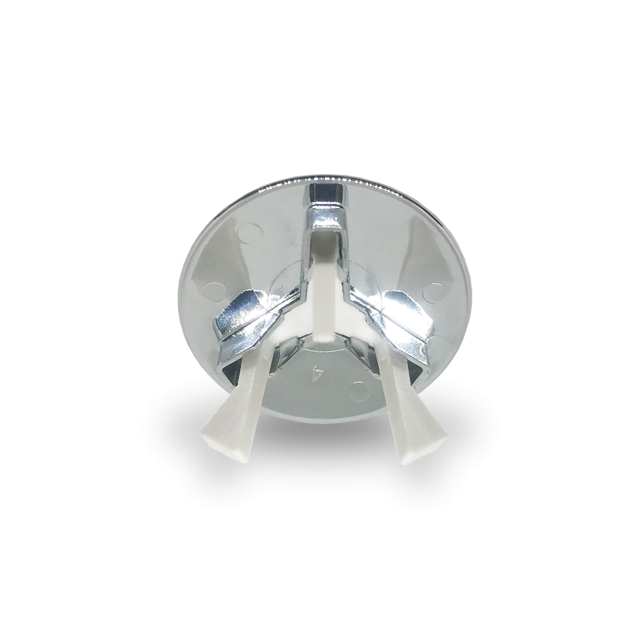 Fischer TTP Cromato Coperchio Foro Troppo Pieno per Lavabi Lavandini Bidet