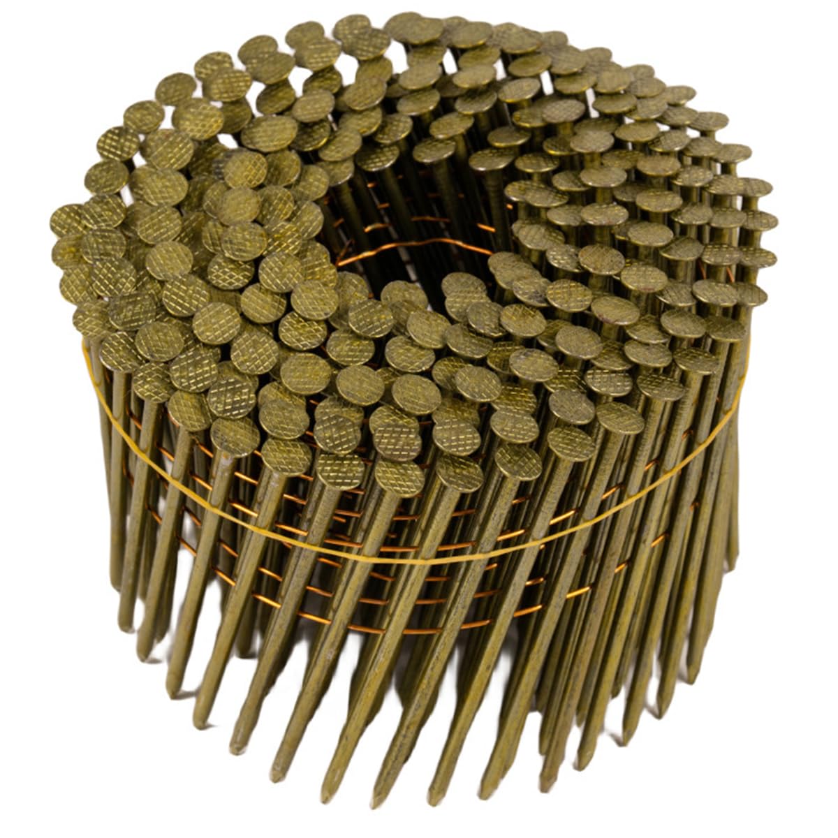 4500 Pack 2-1/2 Inch x .113 Framing Nails 15°, Wire Weld Collated, Galvanized and Anti-rust Oil Coating, Smooth Shank, Round head