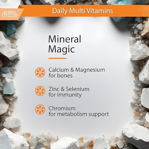 Miniatura 4 de Buried Treasure VM100 - Suplemento completo de vitaminas y minerales líquidos diarios, además de antioxidantes para una máxima absorción, gran