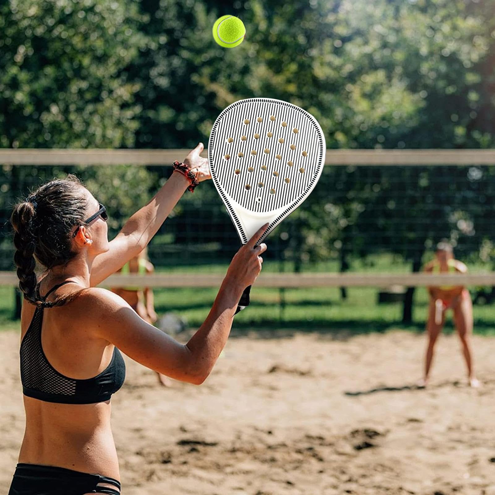 Tennisschläger, Tennisschläger | Tennisschläger Set | Optimierte Luftstromlöcher leichte Schläger für Kinder Junior Children Sport Training Travel Outdoor -Aktivitäten