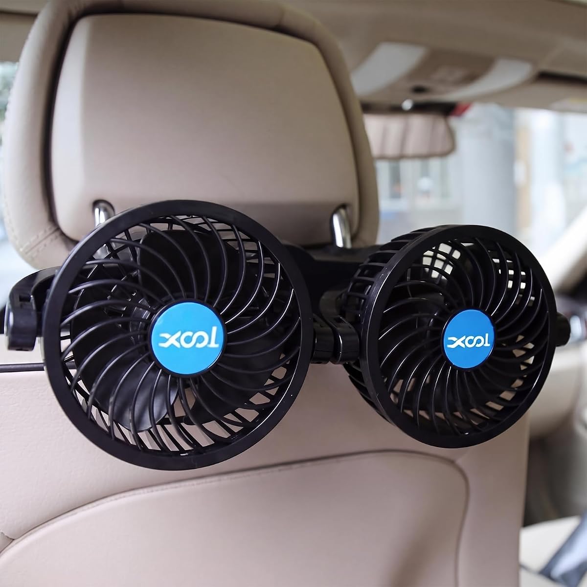 XOOL Electric Car Fans for Rear Seat
