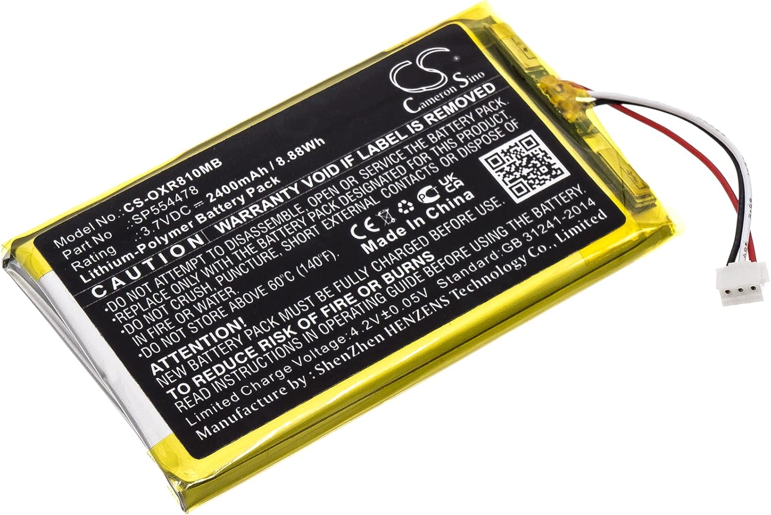 JIAJIESHI Battery 2400mAh / 8.88Wh,Replacement Battery Fit