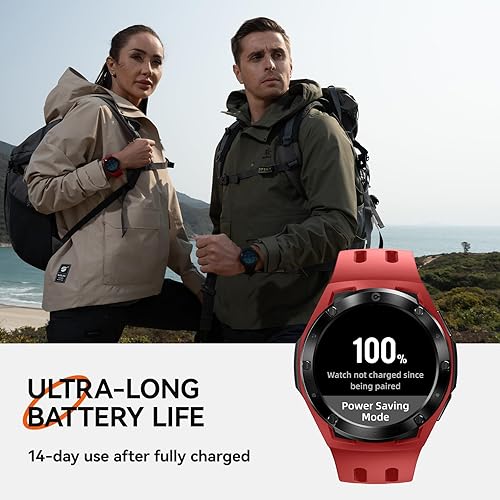 Miniatura 3 de Reloj inteligente Xe1, rastreador de actividad física ligero con pantalla táctil de 1.2 pulgadas, 110 modos deportivos, GPS, luz solar visible, 5