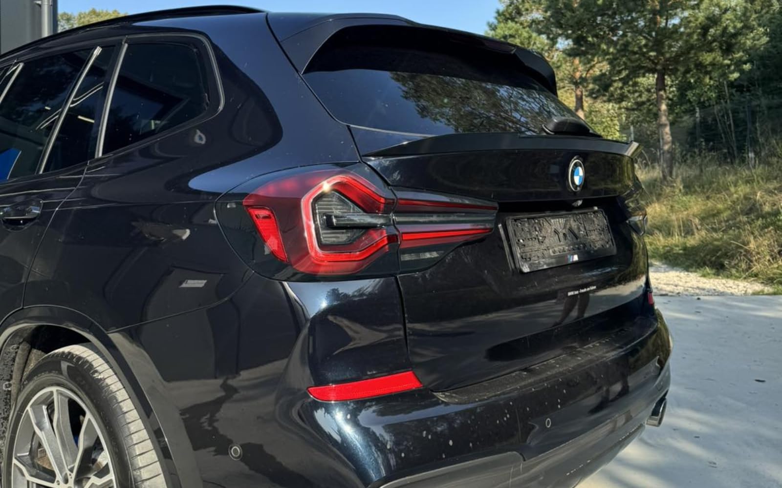 Mptuned Spoiler posteriore per BMW X3 G01 2018-2023, nero lucido