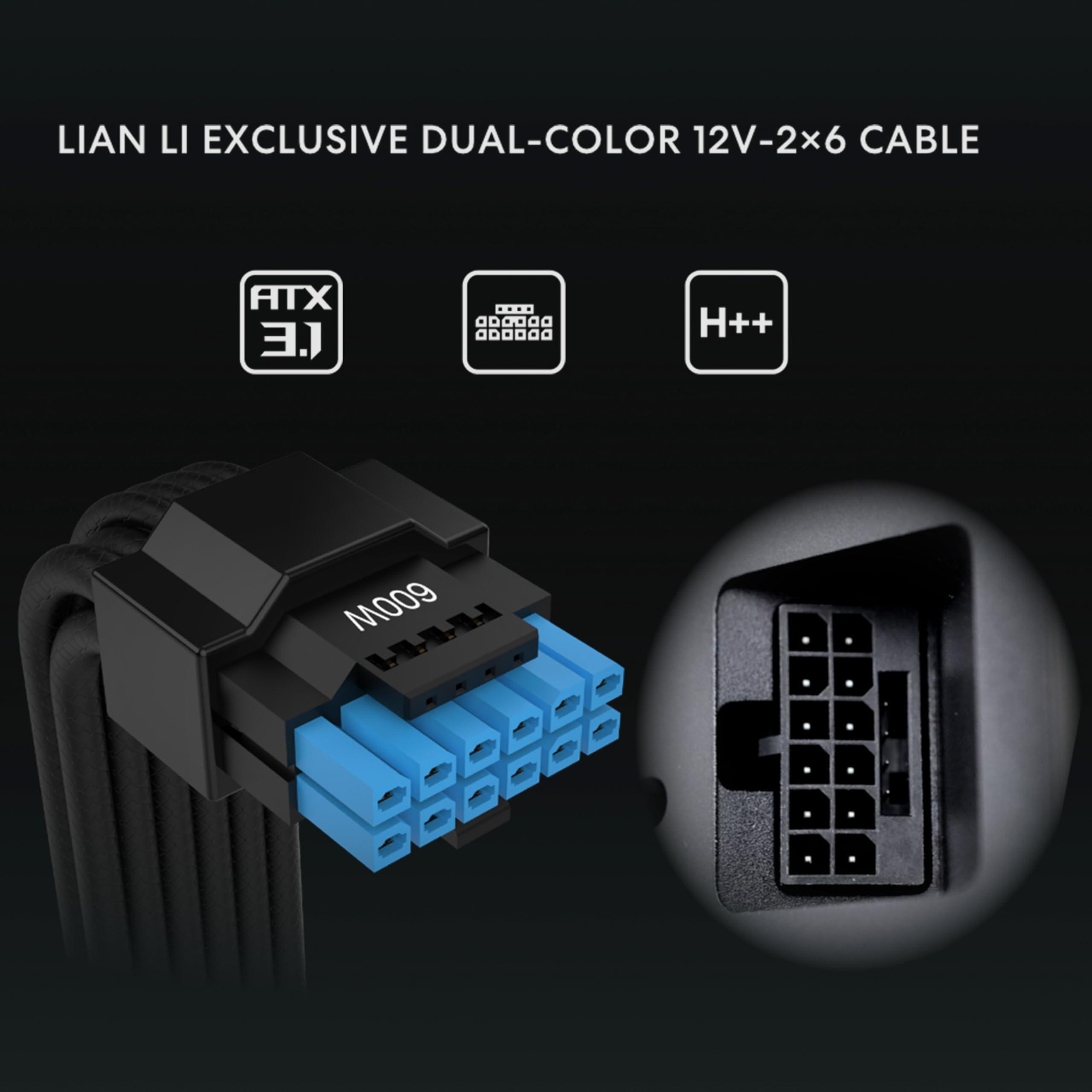 保証書つき LianLi RS1000G with RS Hub ホワイト Amazon.com: Lian Li RS1000G 1000W ATX 3.1 Power Supply (Rotational