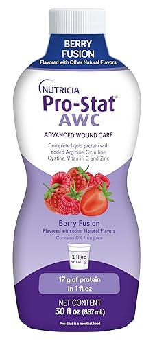 Miniatura 1 de Pro-Stat Advanced Wound Care (AWC), Alimento médico concentrado de proteína líquida - Sabor Berry Fusion, botella de 30 onzas líquidas