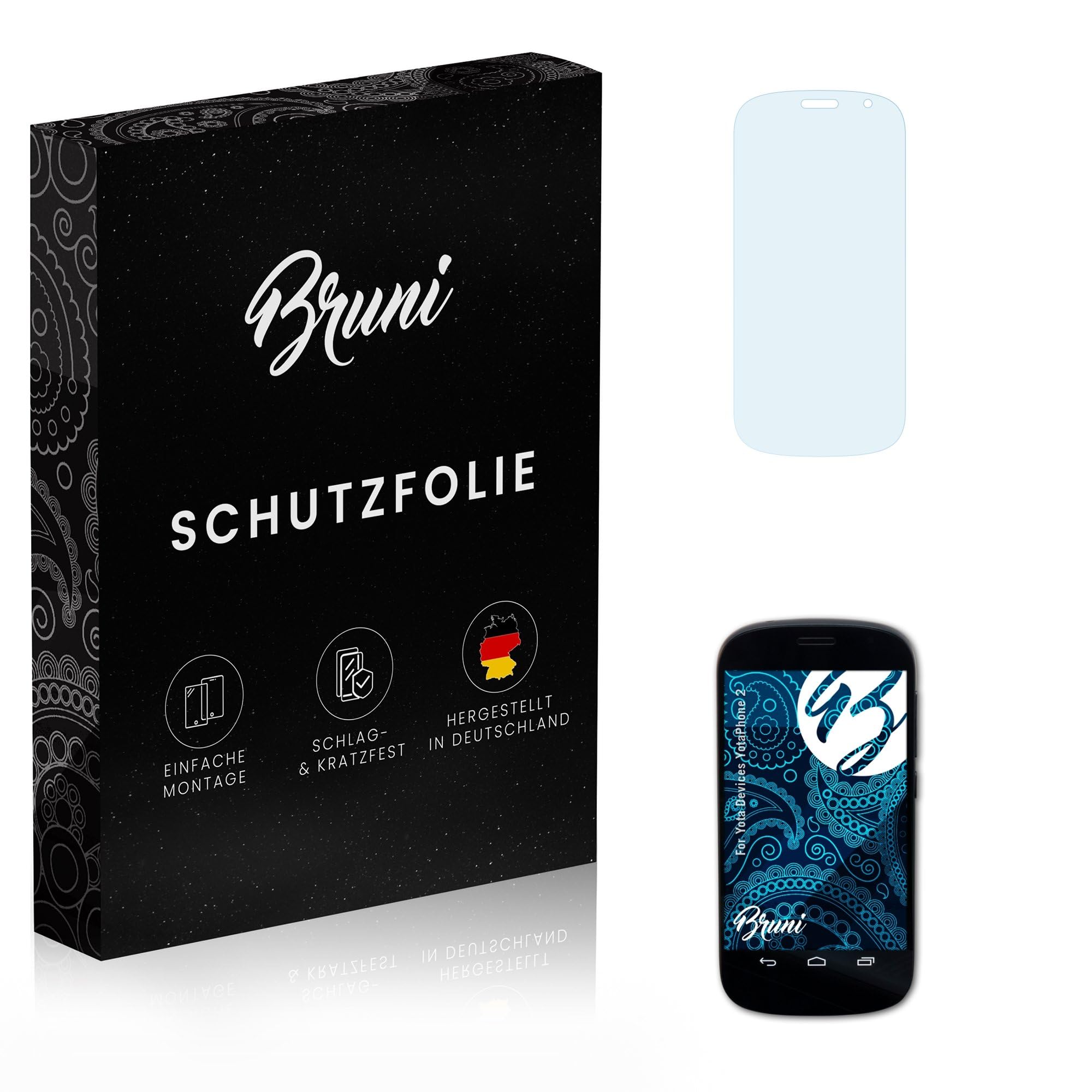 Screen Protector compatible with Yota Devices YotaPhone 2 Protector Film, crystal clear Protective Film (2X)