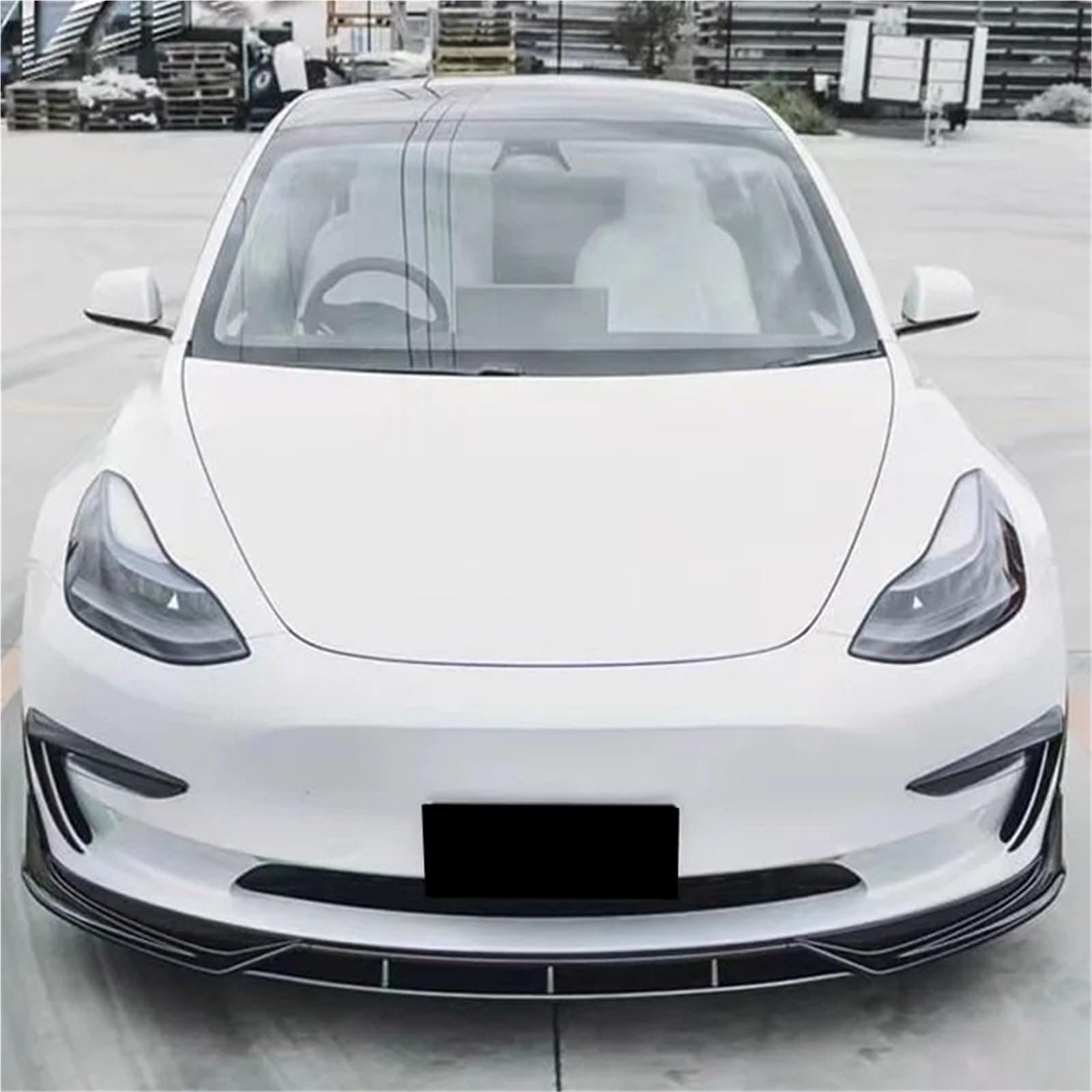 Spojlery tylne Do Tesla Model3 2016-2023 Spojler samochodowy | Body Kit Spoiler Tylny Dyfuzor Przedni Spojler Zderzaka Boczna Dokładka Części
