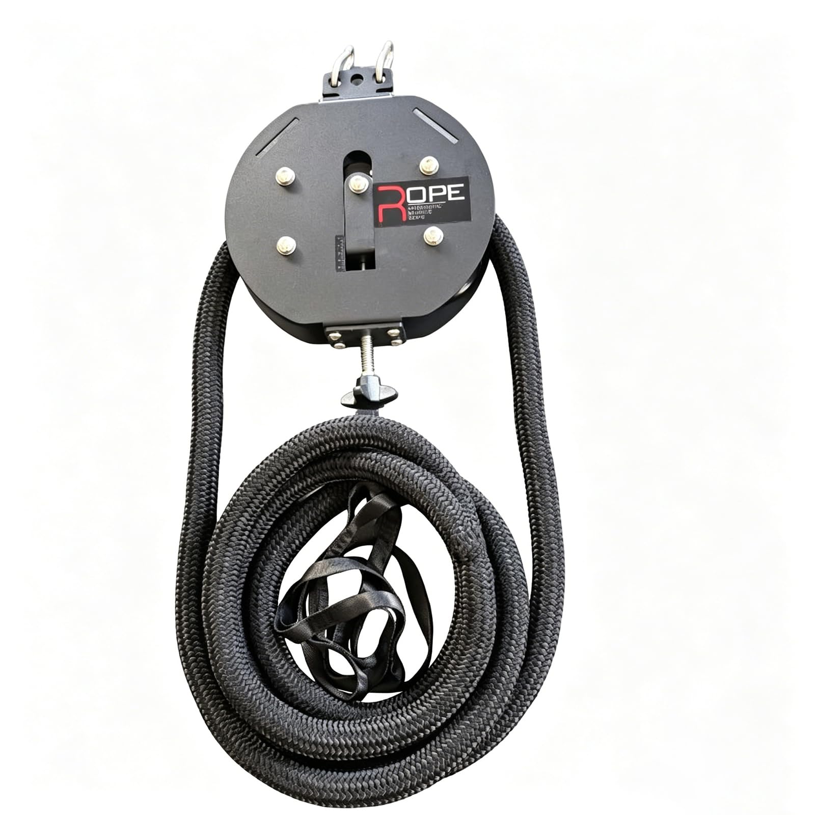 Sistema de polea de cable de resistencia ajustable para gimnasio en casa, no requiere montaje, cuerda duradera para entrenamiento de fuerza superior del cuerpo, espalda y agarre
